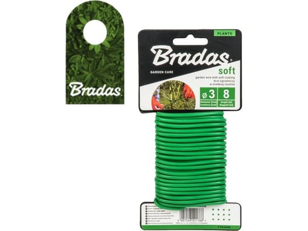 Bradas SOFT hagetråd 3mm x 8m Bradas 1771