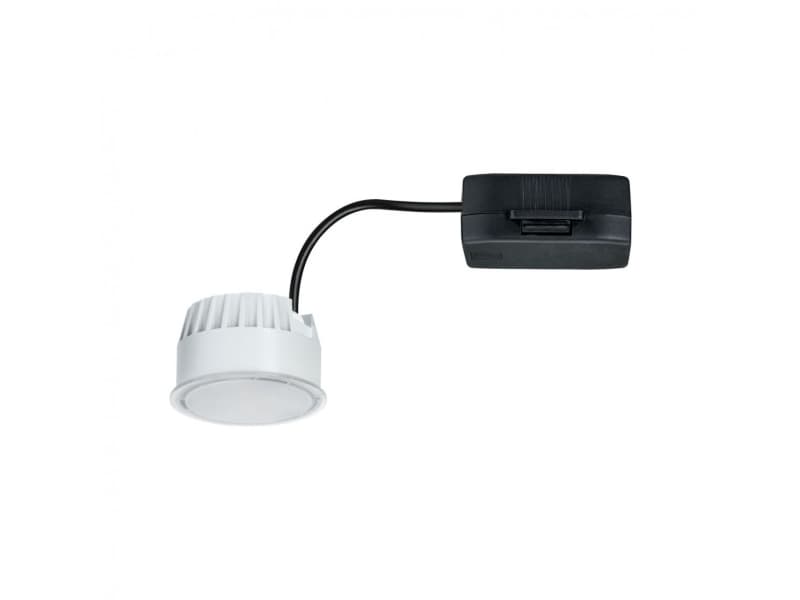 Paulmann Nova Coin, Nedtryckbar spotlight, 1 lampor, LED, 6 W, 4000 K, Vit