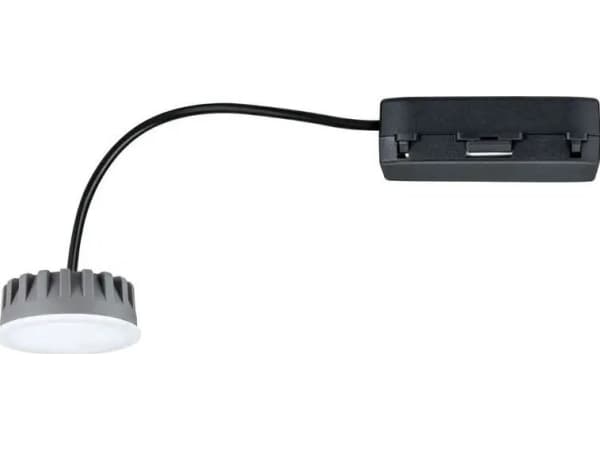 Paulmann Nova Plus Coin, Syvennysspottivalo, 1 lamppu(a), LED, 6 W, 4000 K, Satiini teräs