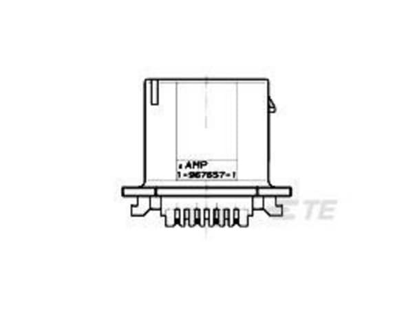 TE Connectivity 1-967657-1 1 stk Carton