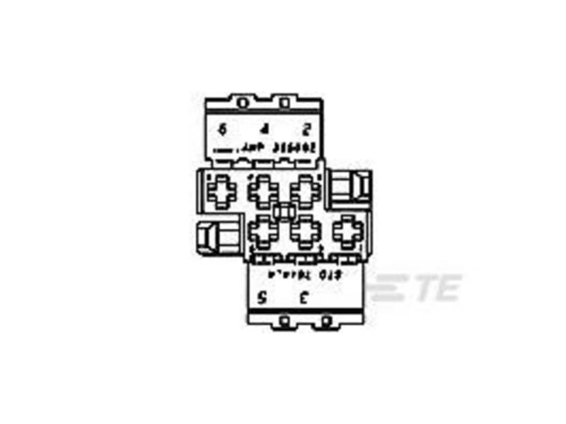 TE Connectivity 365060-3 1 stk Bag