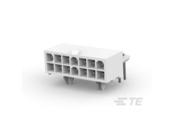 TE Connectivity Mini-Universal-MATE-N-LOK nastapäätteinen piirilevy Napojen kokonaismäärä 14 1-770973-0 1 kpl 1 kpl
