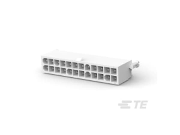 TE Connectivity Pin Enclosure PCB Mini-Universal-MATE-N-LOK Nastojen kokonaismäärä 24 1-794079-0 1 kpl 1 kpl
