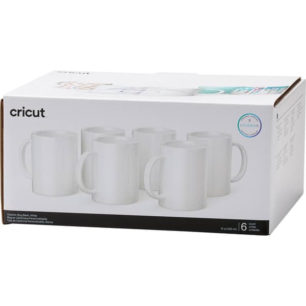 Cricut Ceramic Mug Blank Mugg Vit