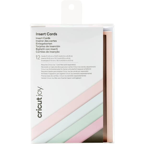 Cricut Joy Insert Cards Kortlek Flerfärgad, Pastell