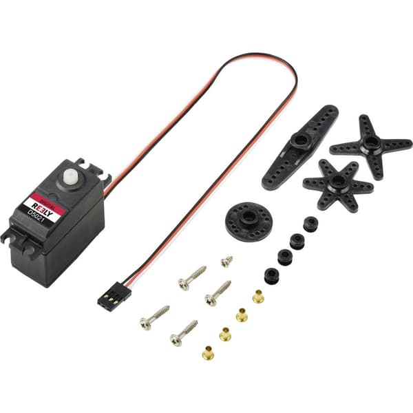 Reely Standard-Servo D5021 Digital-servo Transmissionsmaterial: Plast Instickssystem: JR