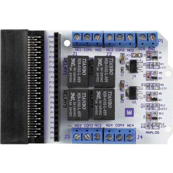 Wadda WPM401 4-kanals Relay-modul för Microbit®