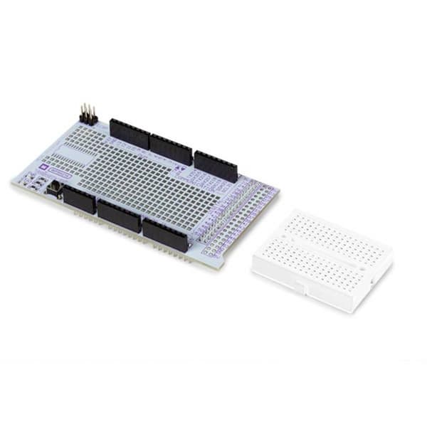 Whadda WPSH216 prototyping-board med Mini-breadboard för Arduino® Mega