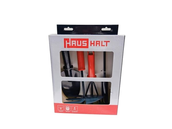 Husholdnings hageredskapssett 4 stk