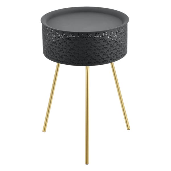 Soffbord Forshaga 65x40cm metall [en.casa]®