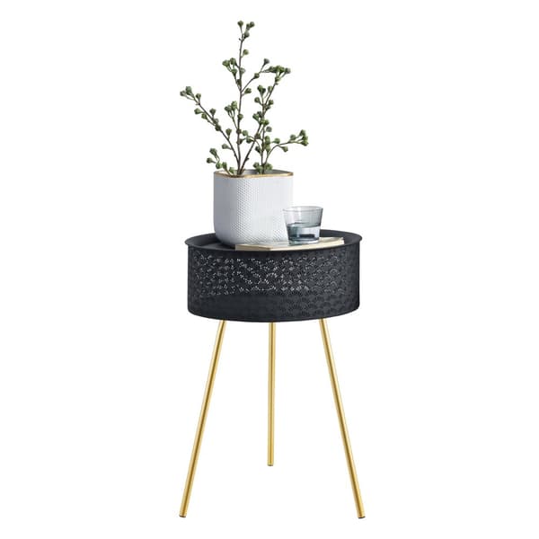 Soffbord Forshaga 65x40cm metall [en.casa]®