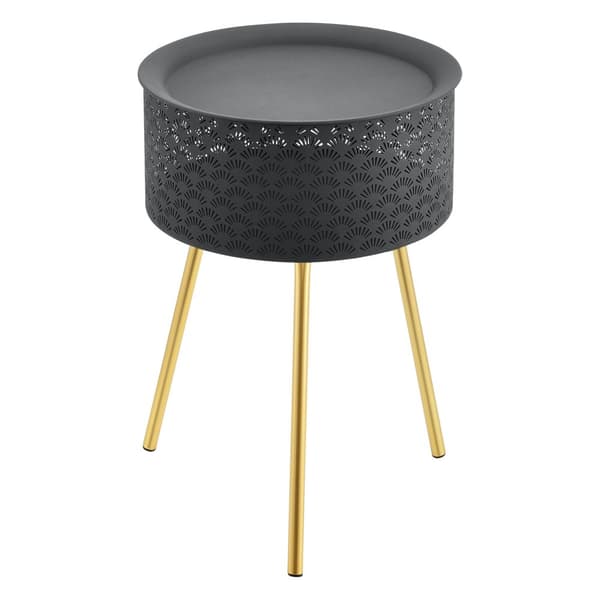 Soffbord Forshaga 50x35cm metall [en.casa]®