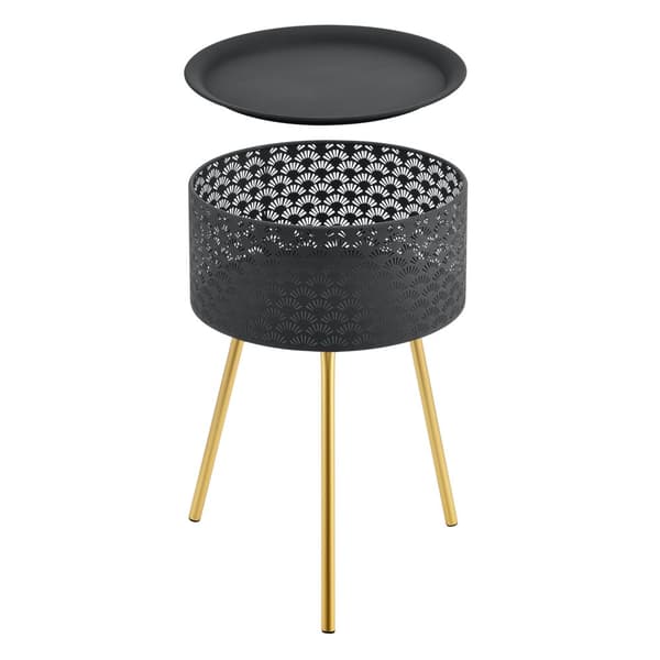 Soffbord Forshaga 50x35cm metall [en.casa]®