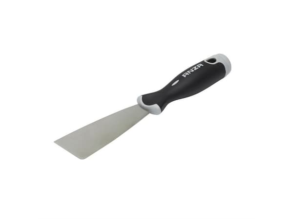 Anza stålspartel blød rustfri - 2-K med hammerhoved 50mm ergonomisk grebsvenligt skaft