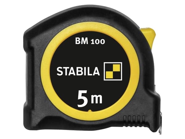 Stabila BM 100 (mm) 19566 Målebånd 5 m ABS