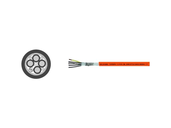 HELUKABEL 707228, Suurjännitteinen tasavirtakaapeli, Oranssi, Polyvinyylikloridi (PVC), Kupari, 1 mm², 88 kg/km