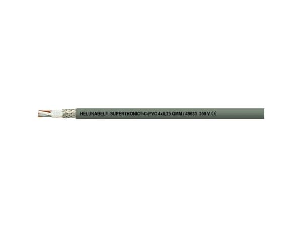 HELUKABEL SUPERTRONIC-C-PURö, Pienjännitekaapeli, Harmaa, Polyvinyylikloridi (PVC), Polyvinyylikloridi (PVC), Cooper, 3x0,25 mm²