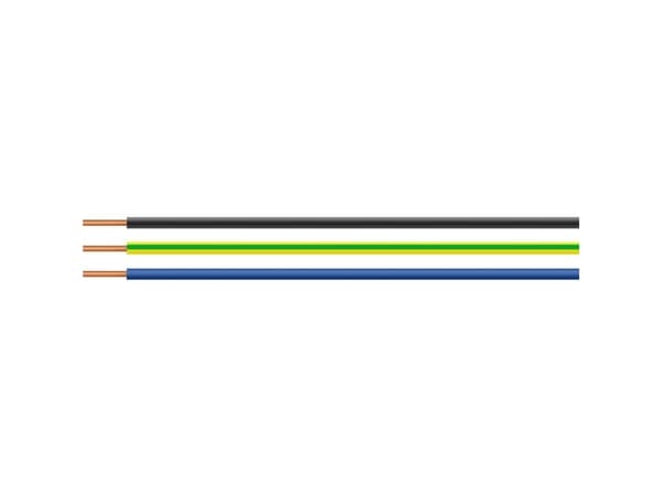 Helukabel 28811-100 Enkeltleder H07V-U 1 x 6 mm² Blå 100 m