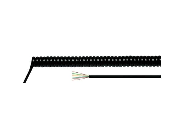 Helukabel 84922 Spiralkabel H07BQ-F 1000 mm / 4000 mm 3 G 1.50 mm² Sort 1 stk
