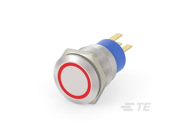 TE Connectivity Illuminated Pushbutton SwitchesIlluminated Pushbutton Switches 2213767-6 AMP
