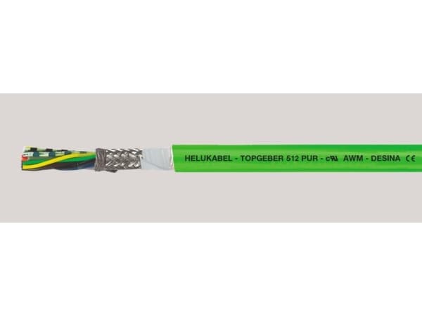 HELUKABEL 707740, Lågspänningskabel, Grön, Cooper, 0,50 mm², 69 kg/km, -30 - 80 °C