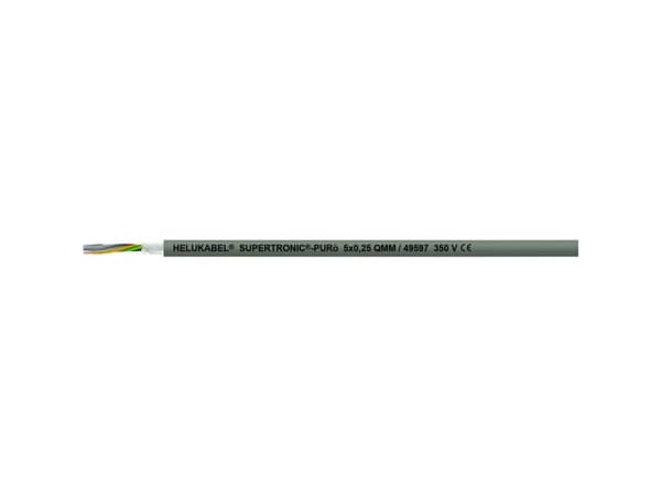 HELUKABEL 49585, Lavspenningskabel, Grå, Kobber (Cu), 0.14 mm², 5,6 kg/km, -5 - 70 °C