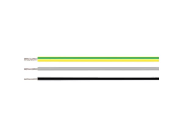 Helukabel 55411-500 Enkeltleder H07G-K 1 G 2.50 mm² Grøn-gul 500 m