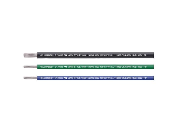Helukapeli 66102-305 Johdin UL 1569 1 x 0,205 mm² Sininen 305 m