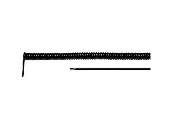 HELUKABEL 85654, Pienjännitekaapeli, musta, Cooper, 0,25 mm², 36,7 kg/km, -25 - 70 °C