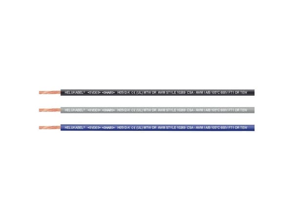 Helukabel 65415-2500 Tråd H05V2-K 1 x 0,75 mm² Svart 2500 m