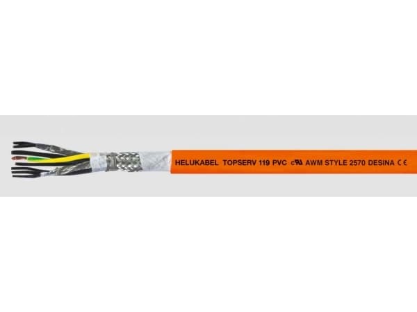 HELUKABEL 707280, Pienjännitekaapeli, Oranssi, Polyvinyylikloridi (PVC), Cooper, 1,5 mm², 140 kg/km