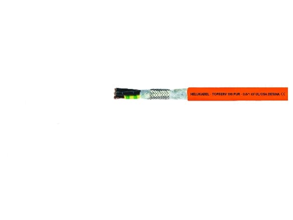 HELUKABEL T 109 4x 2,5, Kabel för medelhög spänning, Polyvinylklorid (PVC), Koppar, 1000 V, 600 V