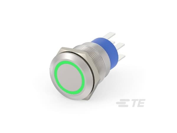 TE Connectivity Illuminated Pushbutton SwitchesIlluminated Pushbutton Switches 5-2213764-3 AMP