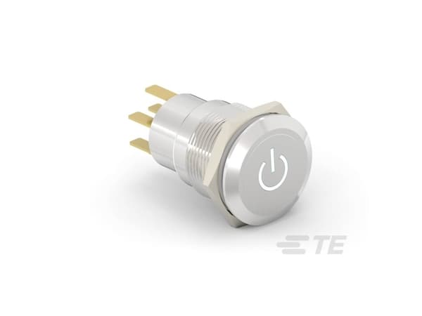 TE Connectivity Illuminated Pushbutton SwitchesIlluminated Pushbutton Switches 6-2213766-2 AMP