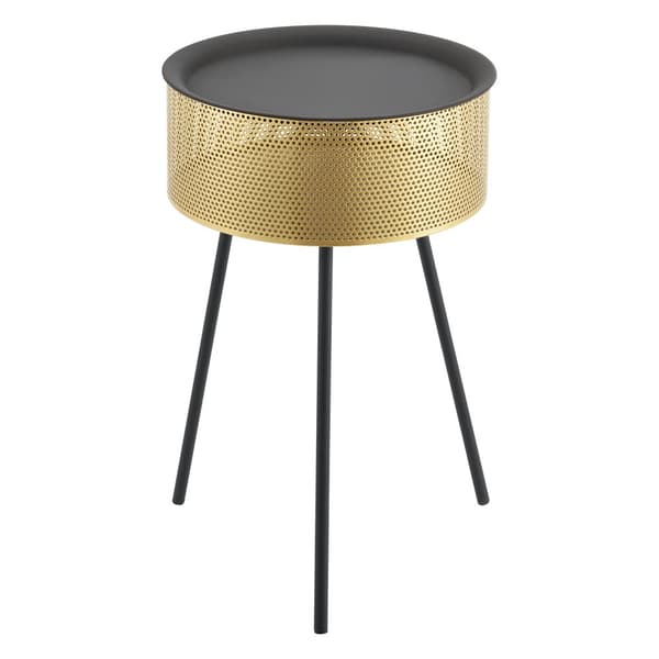 Soffbord Gällivare 65x40cm metall [en.casa]®