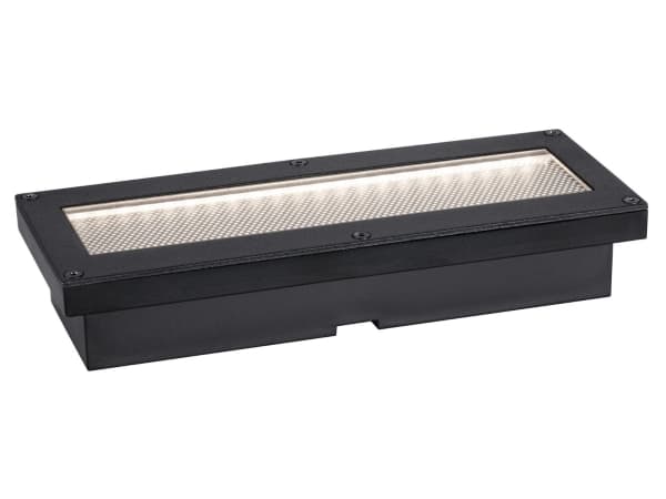 Paulmann 94576, Gulvlys, Sort, Plast, Rustfritt stål, IP67, Inngang, Gangsti, Terrasse, III Sort