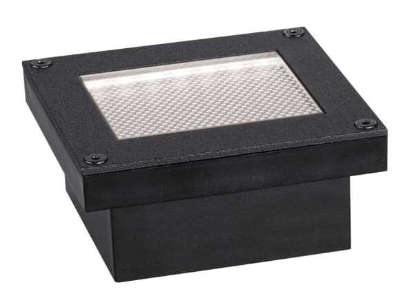 Paulmann 94578, Gulvlys, Sort, Plast, Rustfritt stål, IP67, Inngang, Gangsti, Terrasse, III Sort