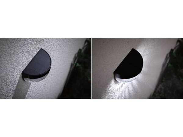 Paulmann Mimmo, Väggbelysning för utomhusbruk, Svart, Plast, Rostfritt stål, IP44, Fasad, III