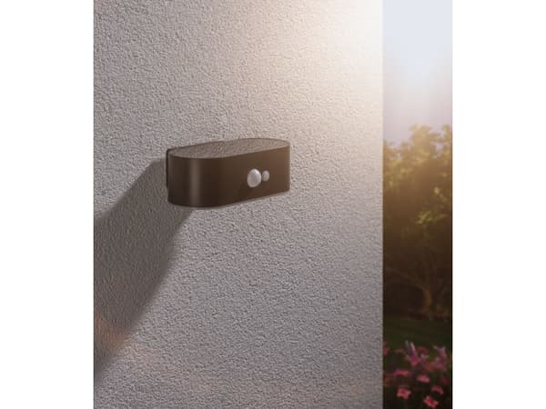 Paulmann 94571, Vegglys, Sort, Plast, Rustfritt stål, IP44, Inngang, Garage, Terrasse, III