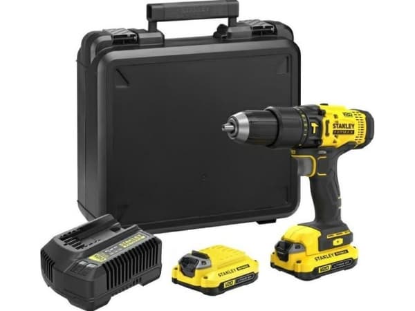 STANLEY HAMMERDRILL 18V V20 50Nm 2x1,5Ah SFMCD711C2K