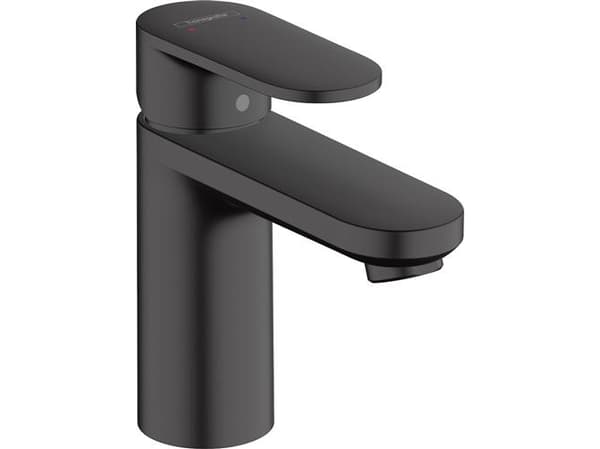 hansGrohe Vernis Blend 1-grebs håndvaskarmatur 100, med løft-op bundventil, mat sort
