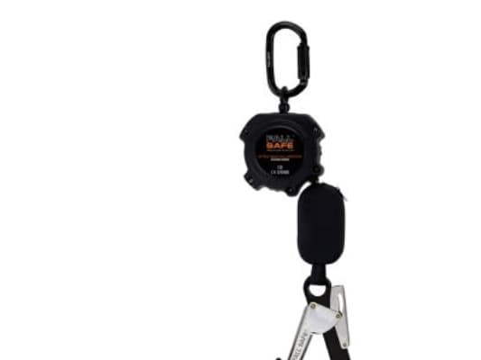FallSafe miniblokk FS930-TB - 2m webbing, 62mm krok, inkl. karabinkrok, maks belastning 140kg