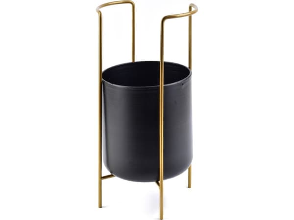 Mondex metallhölje på stativ SWEN 20x54cm svart