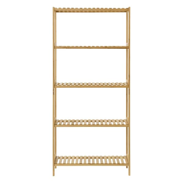 Hylla Karlskoga 60x26x130cm bambu [en.casa]®