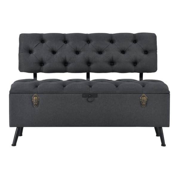 Sittbänk Malmöhus med förvaring 110x48x75cm [en.casa]