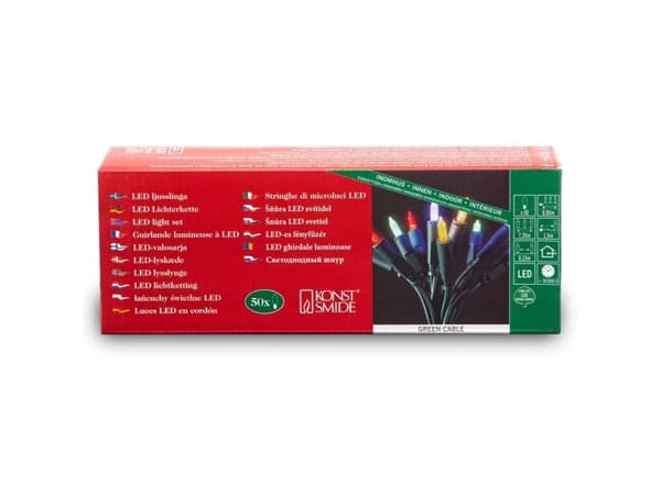 Konstsmide Christmas LED, Flerfarget, 50 lampe(r), LED, 230 V, 8,85 m, 383 g