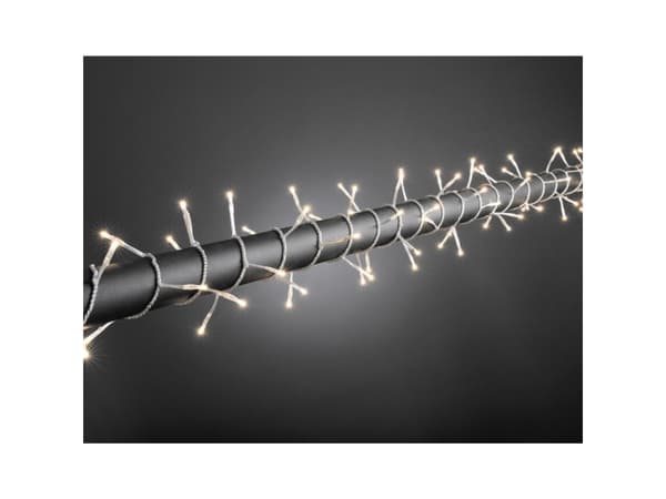 Konstsmide 2376-003 Micro-ljuskedja Externt via strömförsörjning Glödlampa Klar Belyst Längd: 7,95 m
