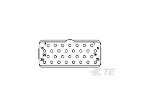 TE Connectivity 1738171-1 1 stk Package