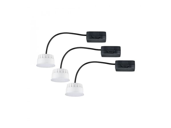 Paulmann 92472, Syvennysspottivalo, 3 lamppu(a), LED, 2700 K, 630 lm, Satiini teräs Satiini teräs