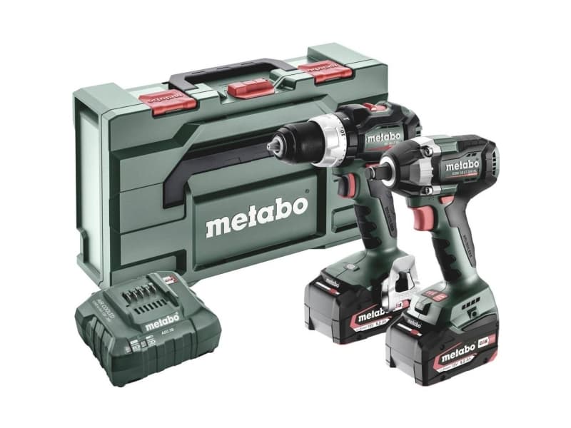 Batteri boremaskine, Batteri slagboremaskine Metabo BSLBL+SSWLT300BL